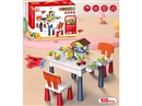 BUILDING BLOCKS TABLE W/CHAIR 2PCS