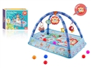 CRAWLING CARPET GYM W/BALL 8PCS