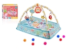 CRAWLING CARPET GYM W/BALL 8PCS