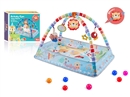 CRAWLING CARPET GYM W/BALL 8PCS