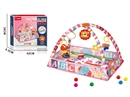CRAWLING CARPET GYM W/BALL 8PCS