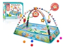 CRAWLING CARPET GYM W/BALL 8PCS