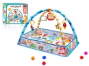 CRAWLING CARPET GYM W/BALL 8PCS