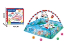 CRAWLING CARPET GYM W/BALL 8PCS
