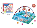 CRAWLING CARPET GYM W/MUSIC & BALL 8PCS