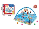 CRAWLING CARPET GYM W/MUSIC & BALL 8PCS