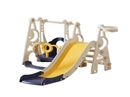 CHILDRENS INDOOR SLIDE W/SWING SET（BLUE/GRAY)