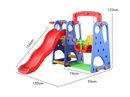 SLIDE SWING COMBINATION W/BASKET