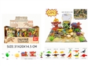 DINOSAUR SET WITH MAP , 6PCS/DSIAPLY BOX