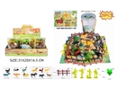 ANIMAL FARM SET WITH MAP , 6PCS/DISPLAY BOX
