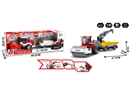 FRICTION CONSTRUCTION CAR W/LIGHT & SOUND（INCLUDED BATTERY）,2COLOURS