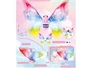 B/O BUTTERFLY WINGS W/LIGHT & MUSCI