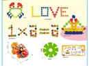 SNOW FLAKES PUZZLE BLOCKS 94PCS+