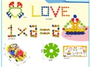 SNOW FLAKES PUZZLE BLOCKS 78PCS+