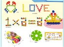 SNOW FLAKES PUZZLE BLOCKS 98PCS+