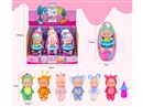 5"SOLID BODY DOLL W/ACCESSORIES , 6PCS/DISPLAY BOX