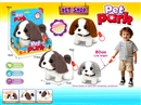 B/O PLUSH DOG SET W/SOUND & CAN WALKING，3COLOURS