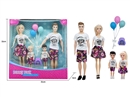 11.5"SOLID BODY DOLL 2PCS W/DOLL 2 PCS & ACCESSORIES