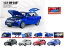 1：32 PULL BACK DIE-CAST CAR W/LIGHT & SOUND & CAN OPEN THE DOOR,4COLOURS
