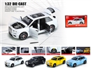 1：32 PULL BACK DIE-CAST CAR W/LIGHT & SOUND & CAN OPEN THE DOOR,4COLOURS