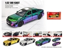 1：32 PULL BACK DIE-CAST CAR W/LIGHT & SOUND & CAN OPEN THE DOOR,3COLOURS