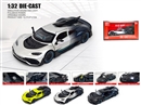 1：32 PULL BACK DIE-CAST CAR W/LIGHT & SOUND & CAN OPEN THE DOOR,3COLOURS
