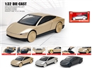 1：32 PULL BACK DIE-CAST CAR W/LIGHT & SOUND & CAN OPEN THE DOOR,3COLOURS
