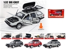 1：32 PULL BACK DIE-CAST CAR W/LIGHT & SOUND & CAN OPEN THE DOOR,3COLOURS