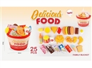 KITCHEN SET 25PCS