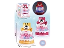 B/O BEAR CAKE W/LIGHT & MUSIC