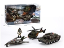 FRICTION MILITARY SET W/LIGHT & MUSIC