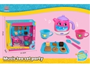 TEA SET W/LIGHT & MUSIC,12PCS