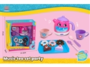 TEA SET W/LIGHT & MUSIC,11PCS