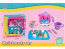 TEA SET W/LIGHT & MUSIC,12PCS