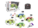 R/C STUNT CAR W/LIGHT & MUSIC，4ASST（INCLUDED BATTERY）