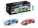 B/O BUMP AND GO CAR W/LIGHT & MUSIC,3COLOURS,（NOT INCLUDED BATTERY）