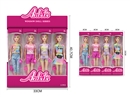 11.5"SOLID BODY DOLL 12PCS/DISPLAY BOX,4ASST