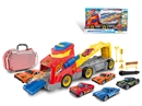 FREE WAY DISASSEMBLE TRUCK W/DIE-CAST CAR 4PCS & SOUND