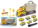 FREE WAY DISASSEMBLE TRUCK W/DIE-CAST CAR 6PCS & SOUND