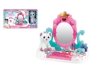 DRESSER SET W/PLUSH CAT