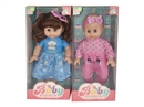 14"BLOW MOLD DOLL W/4 SOUND IC,2ASST