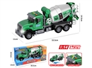 1:14 FRICTION CONSTRUCTION TRUCK W/LIGHT & MUSIC(INCLUDED BATTERY）