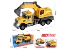 1:14 FRICTION CONSTRUCTION TRUCK W/LIGHT & MUSIC(INCLUDED BATTERY）