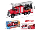 1:14 FRICTION FIRE TRUCK W/LIGHT & MUSIC(INCLUDED BATTERY）