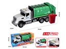 1:14 FRICTION SANITATION TRUCK W/LIGHT & MUSIC(INCLUDED BATTERY）