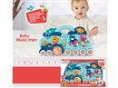 BABY MUSIC TRAIN W/LIGHT & MUSIC（NOT INCLUDED BATTERY）