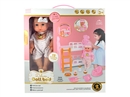 12" DOLL WITH BBED