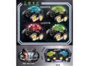 FRICTION STUNT CAR W/LIGHT & SOUND（INCLUDE BATTERY）,2ASST