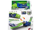 FRICTION CONTAINER STORAGE TRUCK W/2PCS DIE CAST CARS