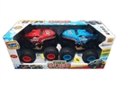 FRICTION CAR W/LIGHT & SOUND,2PCS（INCLUDED BATTERY）